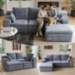 107″ Modular Cloud Sectional Sofa