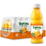Tropicana 100% Orange Juice 10-oz Bottles (24-Pack) – $15 on Amazon