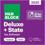 H&R Block Tax Software Deluxe + State 2025