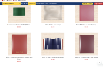Free Sample Folders with Free Shipping (Multiple Options)