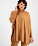 Women’s Poncho Turtleneck Sweater