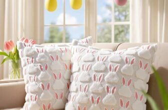 AONSOULE Easter Pillow Covers 18×18 – Festive Spring Decor on Sale for $4.99
