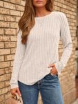 AUTOMET Oversized Crewneck Sweater for Women