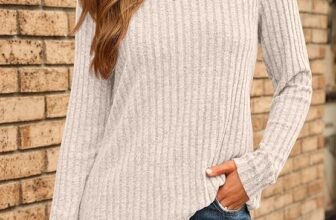 AUTOMET Oversized Crewneck Sweater for Women