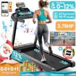 WALERTA 3.75HP Folding Incline Treadmill