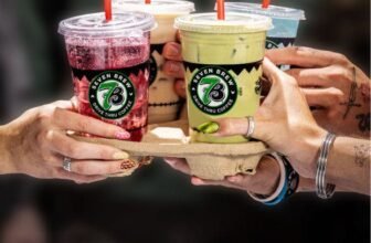 7 Brew Fill-A-Tray: 4 Medium Drinks for $17 – Fill-A-Tray: any 4 medium drinks for a flat $17 on Saturday, October 31, 2026