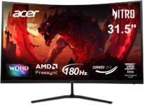 Acer Nitro EDB323QU 31.5-Inch WQHD Curved Gaming Monitor – 31.5-inch curved VA panel with 2560x1440 WQHD resolution
