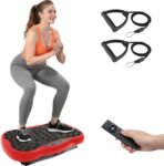 ALSO GO Vibration Plate Exercise Machine – Whole-body vibration plate with 200 adjustable speed levels and 10 preset modes