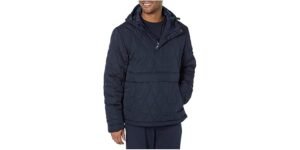 Amazon Essentials Men's Anorak Puffer – 72% off the $49.90 list price, verified live on the Woot offer page