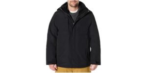 Amazon Essentials Men's Water-Resistant 3-in-1 Jacket – 77% off the $69.90 list price, verified live on the Woot offer page