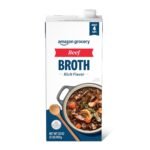 Amazon Grocery Beef Broth 32oz – Amazon Grocery 32oz beef broth, a pantry staple for soups and cooking