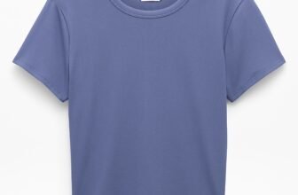 Athleta Signature Rib Crop Tee – Signature Rib Crop Tee on sale for $32.99 (reg $55)