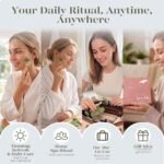 BAIMEI IcyMe Gua Sha & Jade Roller Set – Gua sha tool plus jade face roller set for facial sculpting, depuffing and lymphatic drainage