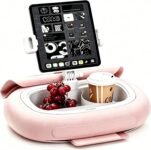CircuitMinds Tablet Pillow Stand – Pillow-base stand holds phones, Kindles and tablets from 4.7 to 13 inches hands-free