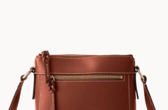 Dooney & Bourke Penrose Allison Leather Crossbody – Penrose Allison crossbody in full-grain Italian leather