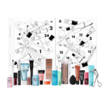 e.l.f. Express Your e.l.f. 24-Day Advent Calendar – 24 doors with 18 full-size products, a $153 value