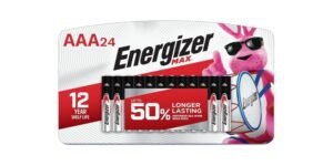 Energizer MAX AAA Alkaline Batteries, 24-Pack – 24 AAA batteries from a brand people actually trust in remotes and toys.