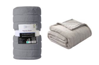 Faux Fur Throw Blanket at Walmart via TopCashback – $14.97 cash back on a $14.97+ Faux Fur Throw Blanket purchase at Walmart