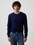 Gap Factory Crewneck Sweater – Classic crewneck sweater in 100% cotton with ribbed cuffs, neckline and hem