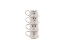 Halloween Ghost Mug Stack