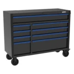 HART 52-Inch 9-Drawer Heavy-Duty Steel Rolling Tool Cabinet – 9 drawers, heavy-duty steel