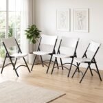 Heavy-Duty Folding Chairs 4-Pack (500 lb Capacity) – 4-pack of folding chairs rated to 500 lbs each