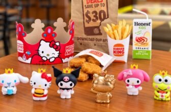 Hello Kitty Mystery Toy + Crown with Burger King King Jr. Meal Purchase
