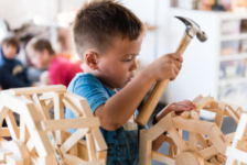 Home Depot Kids Workshop — kids build a free wooden Dump Truck on November 7