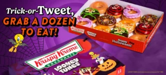 Krispy Kreme Looney Tunes Lab Dozen doughnuts — $13 Oct 13-15