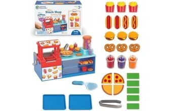 Learning Resources Mini Snack Shop Set – Mini snack shop pretend-play set by Learning Resources