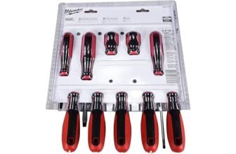 Milwaukee 10-Piece Screwdriver Set – 10-piece set with Tri-Lobe handles (Milwaukee model 48-22-2710)