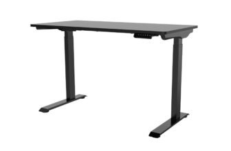 Monoprice WFH Single-Motor Sit-Stand Desk with Wood Top – Single-motor height-adjustable frame with four programmable height presets.
