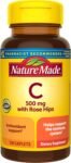 Nature Made Vitamin C 500 mg with Rose Hips, 130 Caplets – 130 caplets of 500 mg vitamin C with rose hips