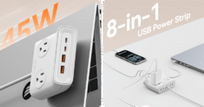 ORICO 8-in-1 45W USB-C Power Strip – 8-in-1 with 45W USB-C fast charging