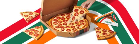 Pizza Slice + 20oz Soda for $4 at 7-Eleven (7REWARDS) – A pizza slice plus a 20oz bottled soda for $4 total with 7REWARDS