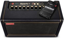 Positive Grid Spark 2 50-Watt 2x4" Combo Amplifier (Black) – 50W combo amp with 2 x 4-inch FRFR speakers