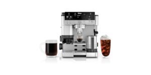 Refurbished Ninja Luxe Café Premier Series Espresso Machine – 3-in-1 machine: espresso, drip coffee, and rapid cold brew