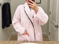 RONGTAI Women's Bathrobe – Women's striped bathrobe in 3 colors (patterned version also on sale)