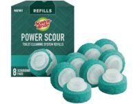 Scotch-Brite Power Scour Toilet Bowl Scrubbing Pad Refills (8-Count) – 8 disposable scouring pads — about $1.12 each at this price
