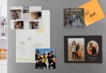 Shutterfly Photo Magnets for $1 Each + Free Shipping on $25+ – personalized photo magnets on a fridge