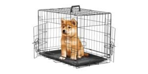 Simple Deluxe 24-Inch Small Dog Crate – 24-inch crate sized for small dogs