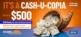 Stark Federal Credit Union $400 Checking Bonus