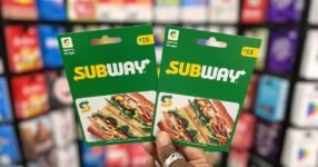 Subway $15 gift cards given away daily in the Lunchtime Horrors giveaway