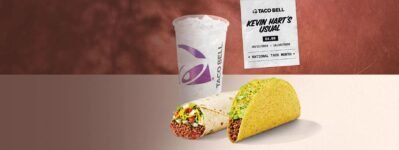 Taco Bell Kevin Hart $4 Meal (Ends Tonight) – Burrito Supreme, Crunchy Taco, and a medium fountain drink for $4