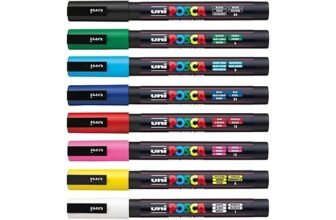 uni POSCA PC-3M Water-Based Markers – Water-based paint markers, fine bullet tip