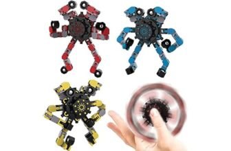 YIZER Transformable Fidget Spinners 3-Pack – Three-pack of transformable fidget spinners at 67% off.