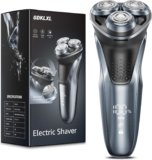 GDKLXL Rechargeable Electric Razor for Men – Waterproof Shaver with Pop-Up Trimmer on Sale at $27.99 (was $124.99)