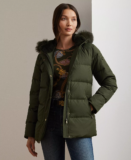 Women’s Faux-Fur Hooded Puffer Coat