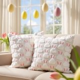 AONSOULE Easter Pillow Covers 18×18 – Festive Spring Decor on Sale for $4.99