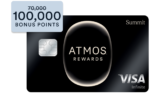 Bank of America Atmos Rewards Summit Visa Infinite Card 100,000-Point Bonus